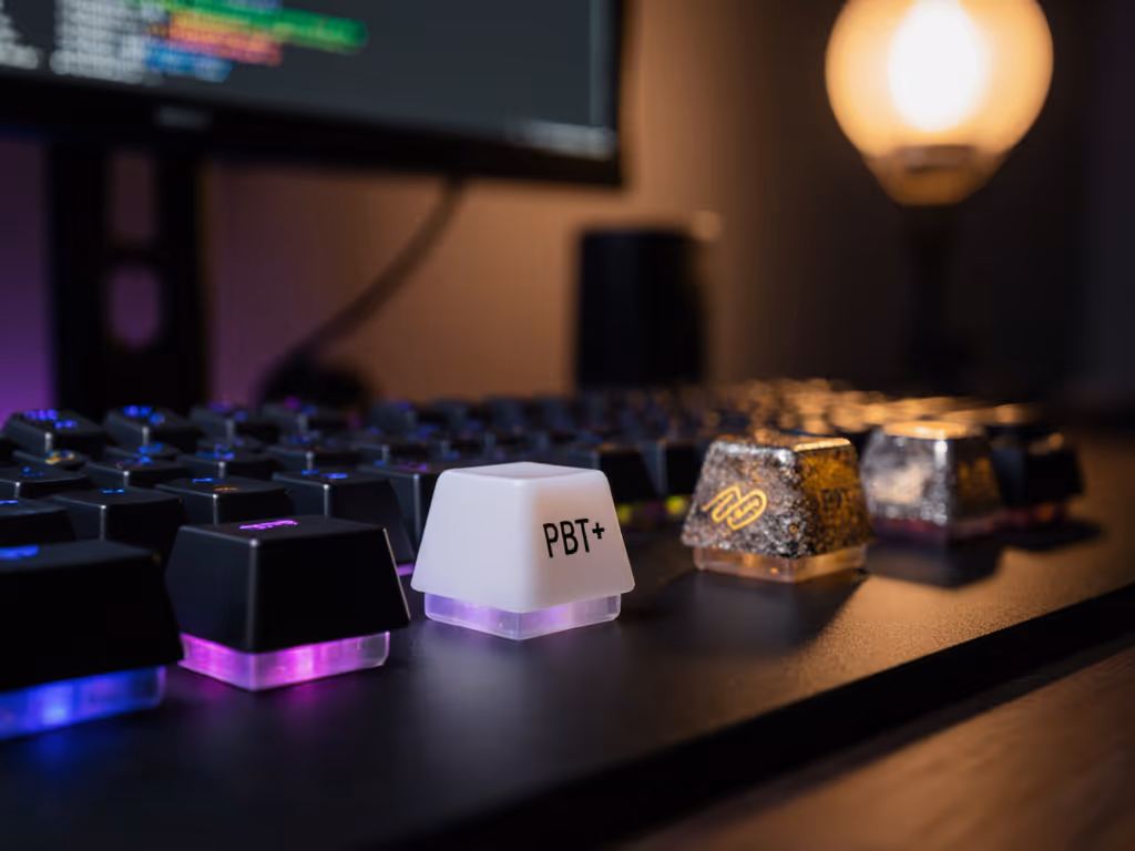 PBT Keycaps Outlast ABS: No Shine, No Fade